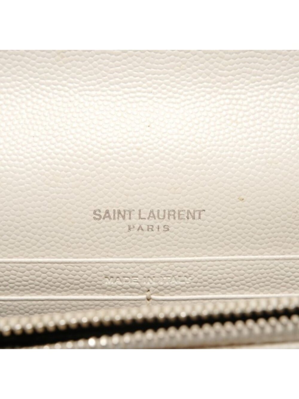 Saint Laurent Yves Shoulder Bag Cassandra Silver - Picture 9 of 10